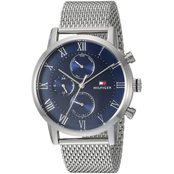 Montre Tommy Hilfiger Bleu Argent Homme 1791398