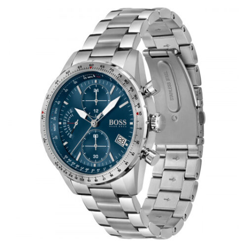 Montre Hugo Boss Pilot Edition Argenté — FAVORI Maroc
