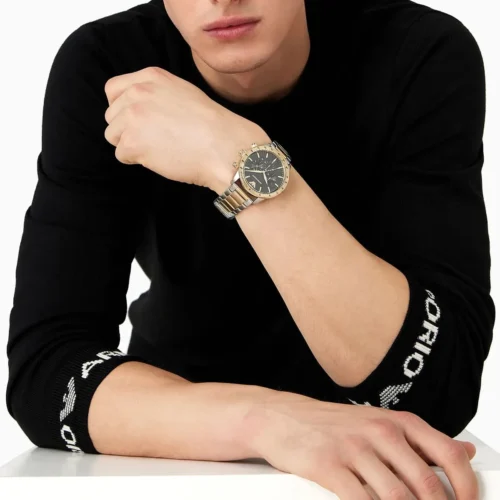 Montre Emporio Armani Mario Noir — FAVORI Maroc