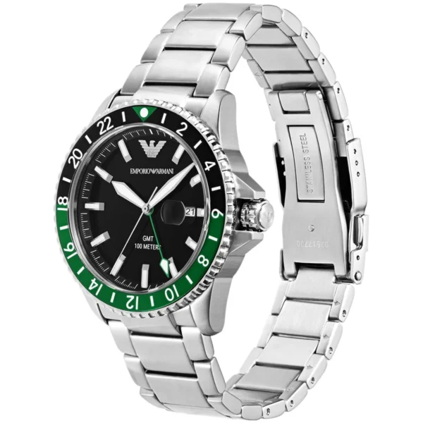 Montre Emporio Armani World Explorer Argenté — FAVORI Maroc