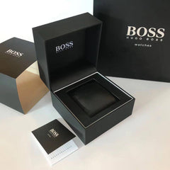 Montre Hugo Boss Steer Chronographe Noir — FAVORI Maroc