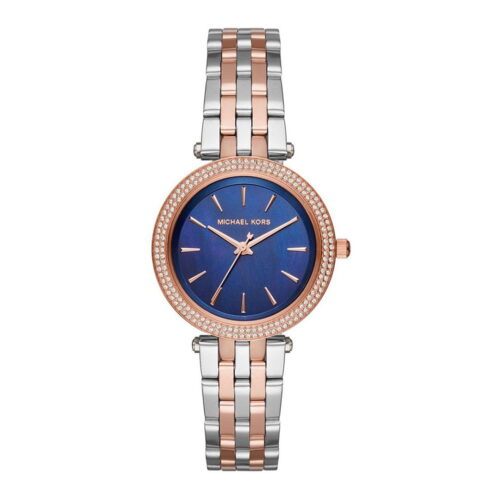 Montre Michael Kors Mini Darci Bleu — FAVORI Maroc