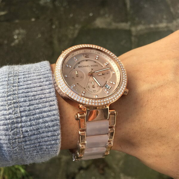 Montre Michael Kors Parker Or rosé — FAVORI Maroc