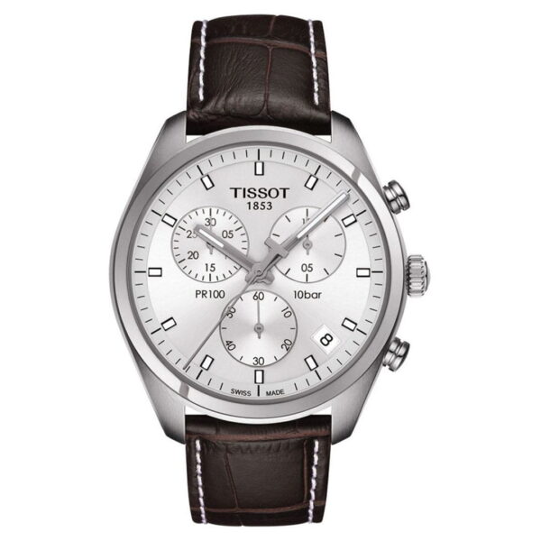Montre Tissot PR 100 Chronograph Argenté — FAVORI Maroc