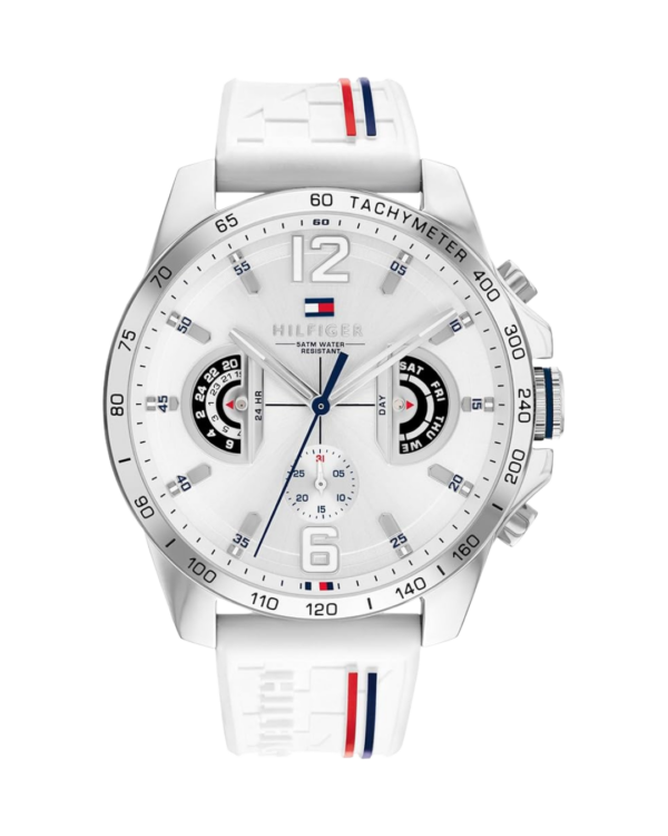 Montre Tommy Hilfiger Decker Blanc — FAVORI Maroc