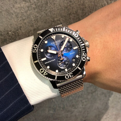 Montre Tissot Seastar 1000 Argenté — FAVORI Maroc