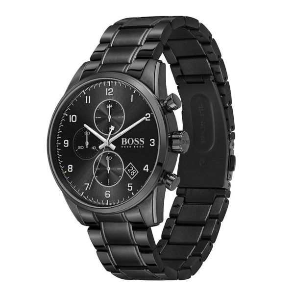 Montre Hugo Boss Skymaster Chronographe Homme 1513785 Cadran Noir - photo 4
