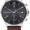 Montre Tommy Hilfiger Daniel Multifonction Homme 1710416 Cuir Marron - photo 1
