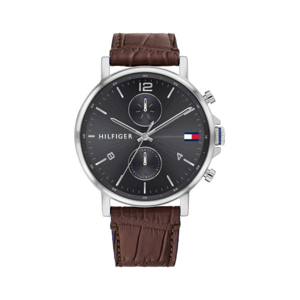 Montre Tommy Hilfiger Daniel Multifonction Homme 1710416 Cuir Marron - photo 3