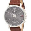 Montre Tommy Hilfiger Daniel Multifonction Homme 1710416 Cuir Marron - photo 7