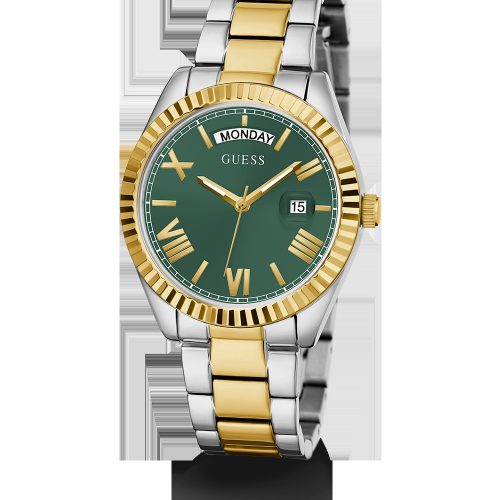 Montre Guess GC Femme GW0308L5 Bicolore Cadran Vert — prix Maroc Casablanca