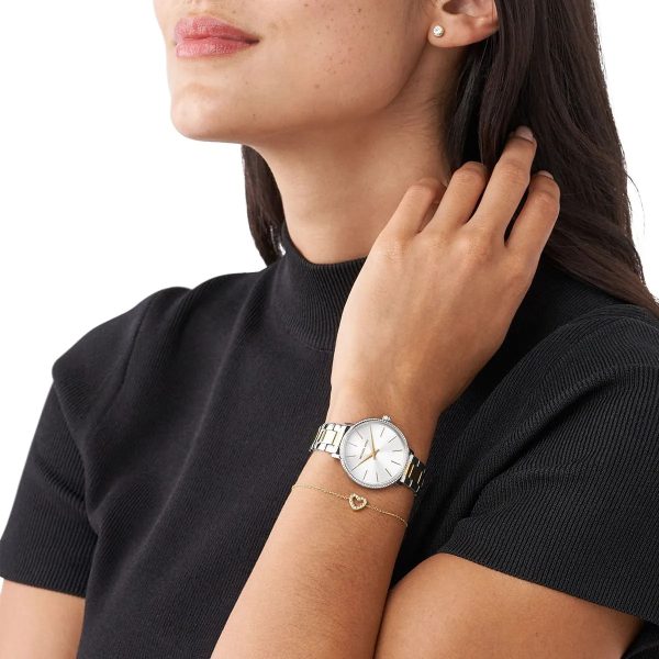 Montre Michael Kors Pyper Femme MK1041 Bicolore — prix Maroc Casablanca Montre Michael Kors Pyper Femme MK1041 Bicolore — prix Maroc Casablanca