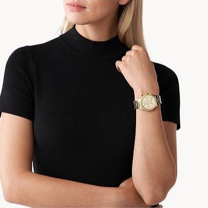Montre Michael Kors Ritz Femme MK6356 Dorée 37 mm — prix Maroc Casablanca