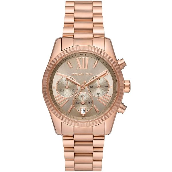 Montre Michael Kors Lexington Chronographe Femme MK7217 Or Rose — prix Maroc Casablanca Montre Michael Kors Lexington Chronographe Femme MK7217 Or Rose — prix Maroc Casablanca