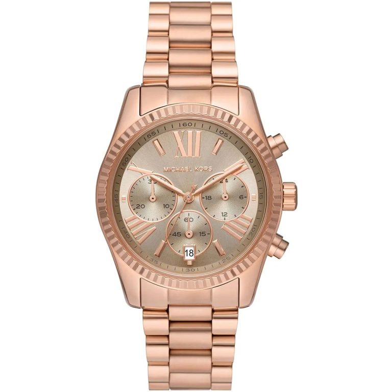 Montre Michael Kors Lexington Chronographe Femme MK7217 Or Rose