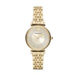 Montre Emporio Armani Gianni Femme AR11608 Dorée Cadran Crème - vue 1