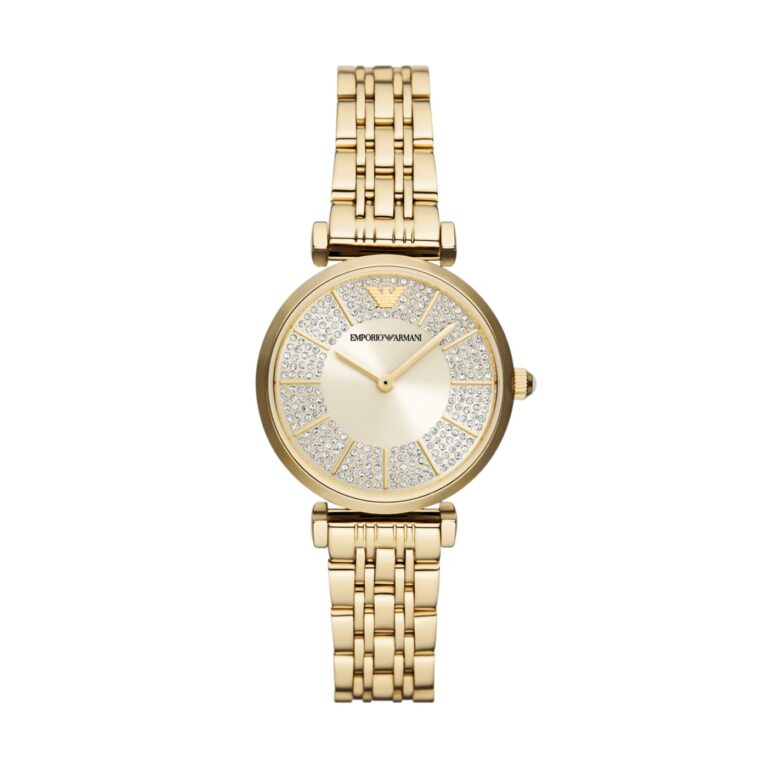 Montre Emporio Armani Gianni Femme AR11608 Dorée Cadran Crème