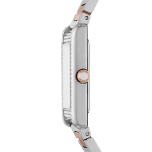 Montre Emporio Armani Femme AR11626 Rectangulaire Bicolore Or Rose - vue 2