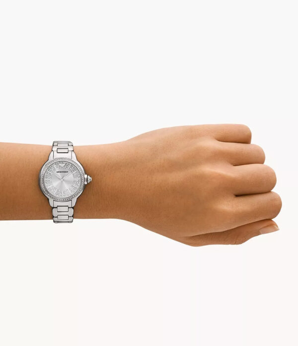 Montre Emporio Armani Femme AR11632 Argentée Cadran Serti - vue 5 Montre Emporio Armani Femme AR11632 Argentée Cadran Serti - vue 5
