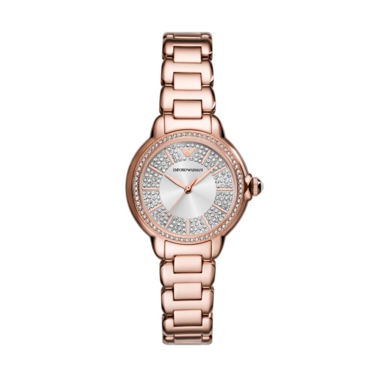 Montre Emporio Armani Femme AR11633 Or Rose Cadran Serti