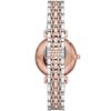 Montre Emporio Armani Gianni T-Bar Femme AR80035 Bicolore Or Rose Cadran Pavé - vue 3 Montre Emporio Armani Gianni T-Bar Femme AR80035 Bicolore Or Rose Cadran Pavé - vue 3