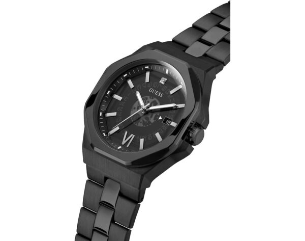 Montre Guess Emperor GW0573G3 homme cadran noir bracelet acier noir Montre Guess Emperor GW0573G3 homme cadran noir bracelet acier noir