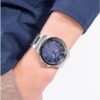 Montre Guess Vinyl GW0789G4 homme cadran bleu bracelet acier bicolore Montre Guess Vinyl GW0789G4 homme cadran bleu bracelet acier bicolore