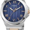 Montre Guess Vinyl GW0789G4 homme cadran bleu bracelet acier bicolore Montre Guess Vinyl GW0789G4 homme cadran bleu bracelet acier bicolore