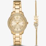 Montre Michael Kors Tibby Femme MK1057 Doree Coffret Montre et Bracelet - photo 1