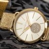 Montre Michael Kors Portia Femme MK3844 Doree Bracelet Milanais - photo 2