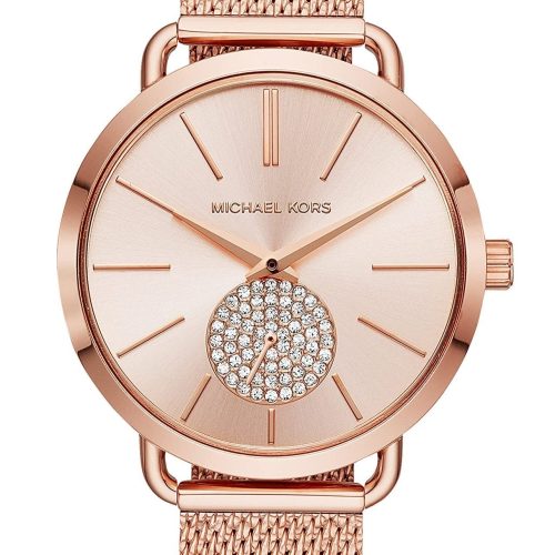 Montre Michael Kors Portia Femme MK3845 Or Rose Bracelet Milanais - photo 1 Montre Michael Kors Portia Femme MK3845 Or Rose Bracelet Milanais - photo 1