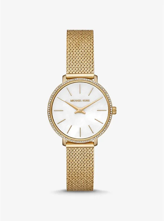 Montre Michael Kors Pyper Femme MK4619 Doree Cadran Nacre