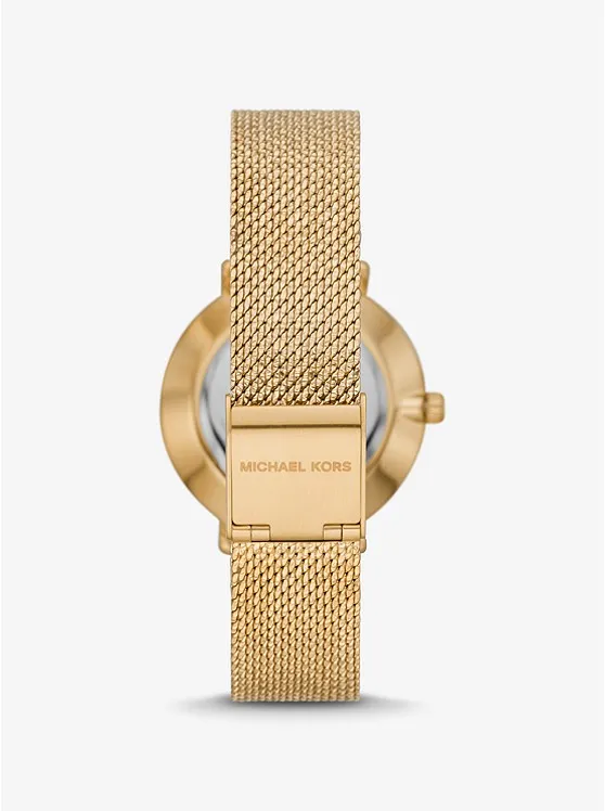 Montre Michael Kors Pyper Femme MK4619 Doree Cadran Nacre - photo 3 Montre Michael Kors Pyper Femme MK4619 Doree Cadran Nacre - photo 3