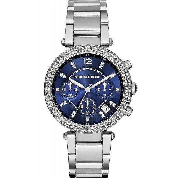 Montre Michael Kors Parker Chronographe Femme MK6117 Cadran Bleu - photo 1