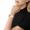 Montre Michael Kors Emery Femme MK7300 Doree Cadran Rectangulaire - photo 4 Montre Michael Kors Emery Femme MK7300 Doree Cadran Rectangulaire - photo 4