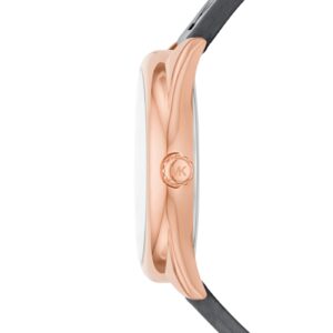 Montre Michael Kors Janelle Femme MK7314 Or Rose Silicone Gris - vue 2