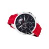 Montre Tommy Hilfiger Homme 1791351 Montre Tommy Hilfiger Decker homme 1791351 cadran noir bracelet silicone rouge