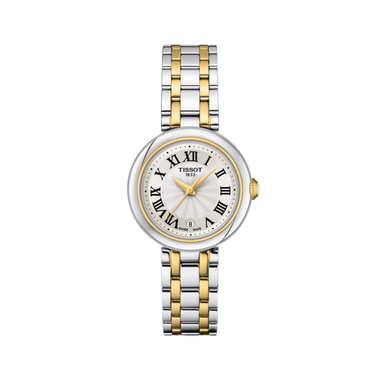 Montre Tissot Bellissima Small Lady Femme T126.010.22.013.00 Bicolore Cadran Blanc