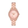 Montre Michael Kors Femme MK1068 Or rosé Cadran Rose Montre Michael Kors Femme MK1068 Or rosé Cadran Rose