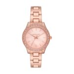 Montre Michael Kors Femme MK1068 Or rosé Cadran Rose