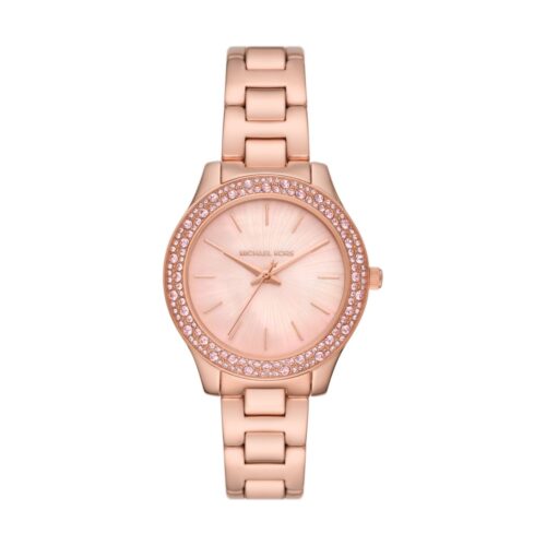 Montre Michael Kors Femme MK1068 Or rosé Cadran Rose