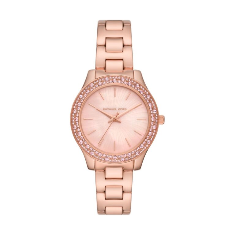 Montre Michael Kors Femme MK1068 Or rosé Cadran Rose