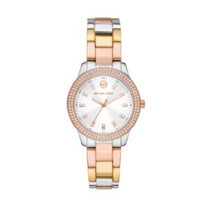 Montre Michael Kors Femme MK4576 Bicolore argenté et rosé Cadran Blanc