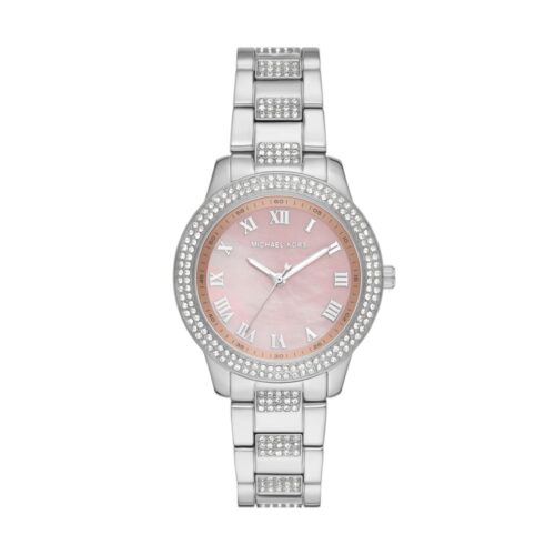 Montre Michael Kors Femme MK4686 Argenté Cadran Rose Montre Michael Kors Femme MK4686 Argenté Cadran Rose