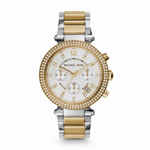 Montre Michael Kors Femme MK5626 Bicolore argenté et doré Cadran Blanc