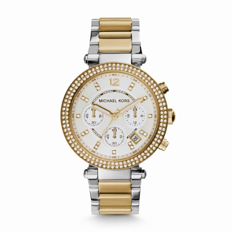 Montre Michael Kors Femme MK5626 Bicolore argenté et doré Cadran Blanc