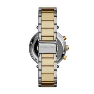 Montre Michael Kors Femme MK6118 Bicolore argenté et doré Cadran Marron