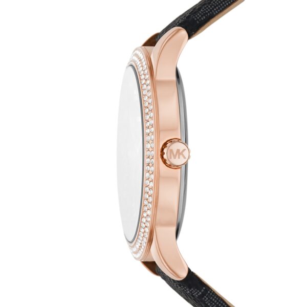 Montre Michael Kors Femme MK6968 Or Rosé Cadran Noir Montre Michael Kors Femme MK6968 Or Rosé Cadran Noir