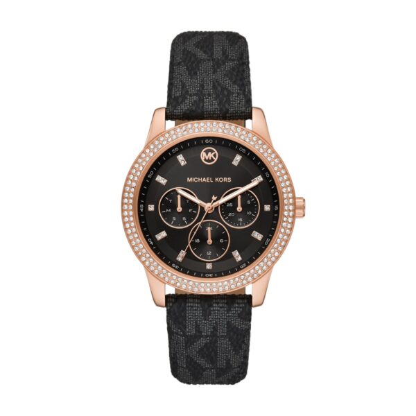 Montre Michael Kors Femme MK6968 Or Rosé Cadran Noir Montre Michael Kors Femme MK6968 Or Rosé Cadran Noir