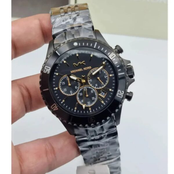 Montre Michael Kors Bayville Homme MK8750 noir acier Montre Michael Kors Bayville Homme MK8750 noir acier